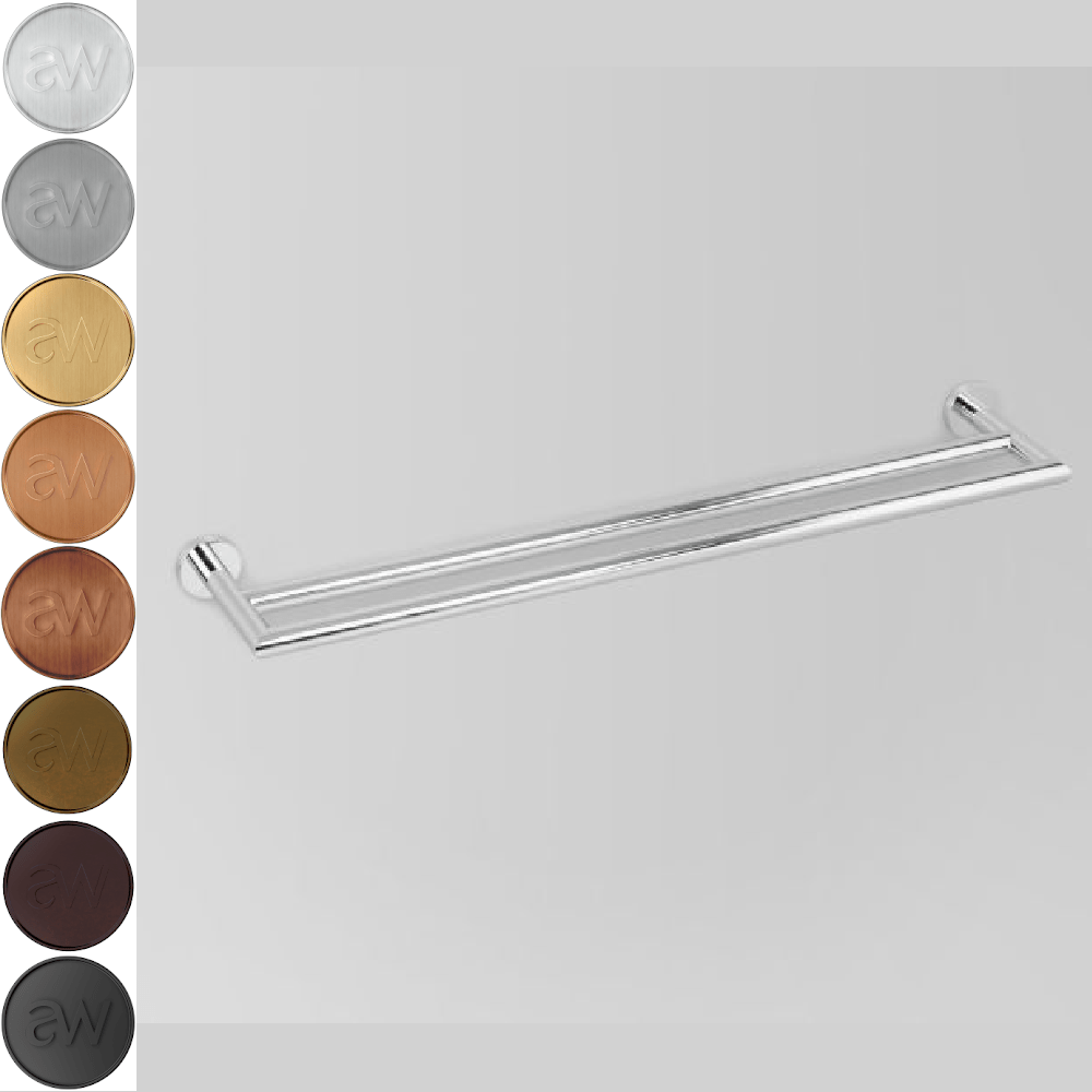 Astra Walker Bathroom Accessories Astra Walker Icon + Lever Double Towel Rail 600mm