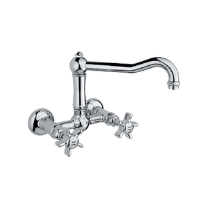 Plumbline Basin Taps Nicolazzi Regal Wall Mount Swivel Mixer