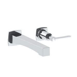The Watermark Collection Basin Taps Polished Chrome The Watermark Collection Highline Wall Mounted 2 Hole Basin Set with Transitional Spout | Lever Handle