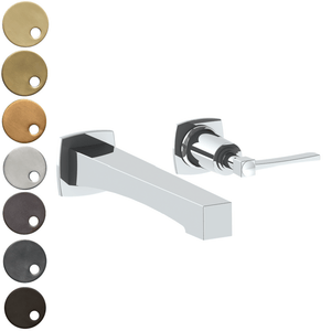 The Watermark Collection Basin Taps Polished Chrome The Watermark Collection Highline Wall Mounted 2 Hole Basin Set with Transitional Spout | Lever Handle