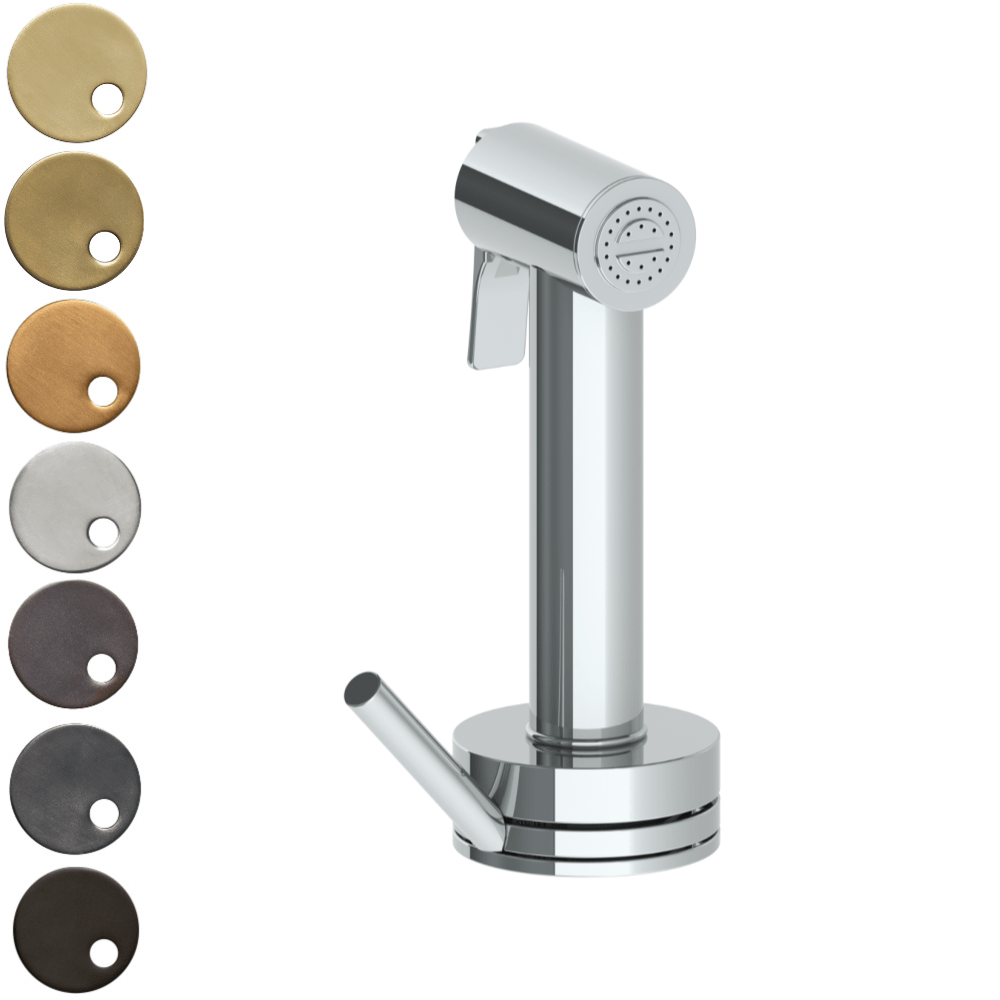 The Watermark Collection Kitchen Tap Polished Chrome The Watermark Collection Elements Independent Pull Out Rinse Spray with Integrated Mixer