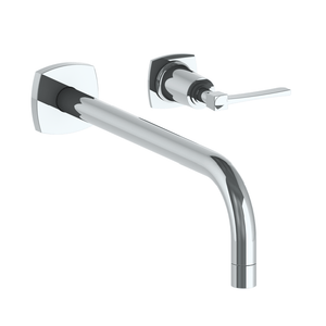 The Watermark Collection Basin Taps Polished Chrome The Watermark Collection Highline Wall Mounted 2 Hole Basin Set with 296mm Smooth Spout | Lever Handle