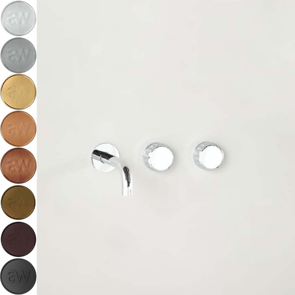 Astra Walker Basin Taps Astra Walker Assemble Wall Set Offset with 150mm Spout | Dial Handle