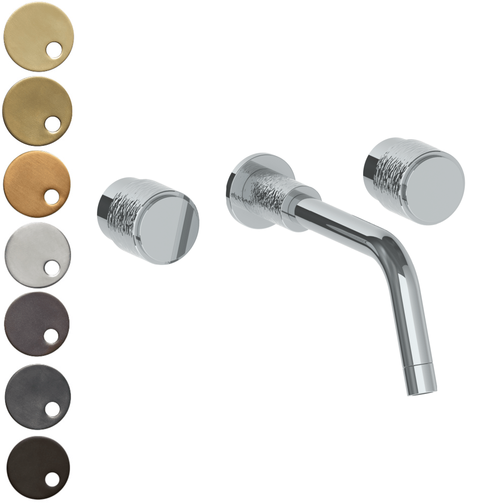 The Watermark Collection Basin Taps Polished Chrome The Watermark Collection Sense Wall Mounted 3 Hole Basin Set | Dial Handle