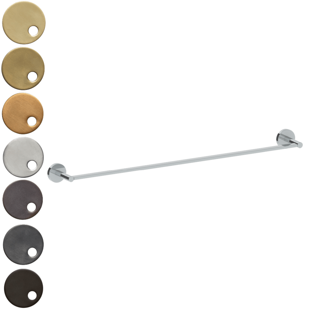 The Watermark Collection Bathroom Accessories Polished Chrome The Watermark Collection London Towel Rail 762mm