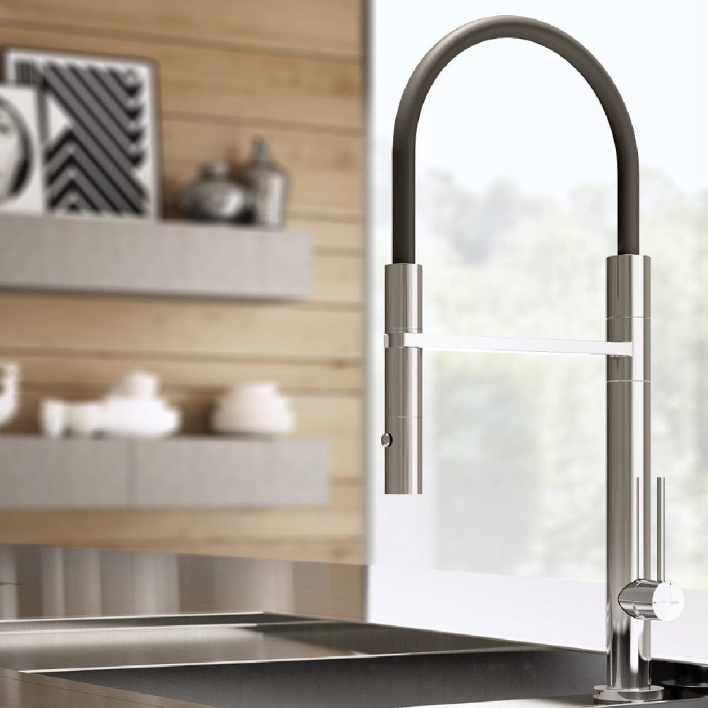 Plumbline Kitchen Tap Fontealta Waterline Flexi Spout Kitchen Mixer | 316 Stainless Steel