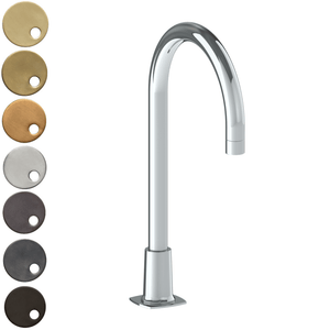 The Watermark Collection Spouts Polished Chrome The Watermark Collection Highline Hob Mounted Smooth Bath Spout