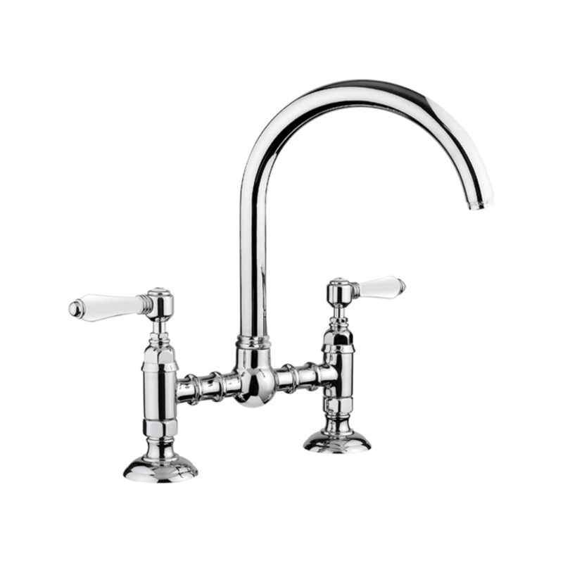 Plumbline Kitchen Tap Nicolazzi Regal Classic Bridge Kitchen Mixer