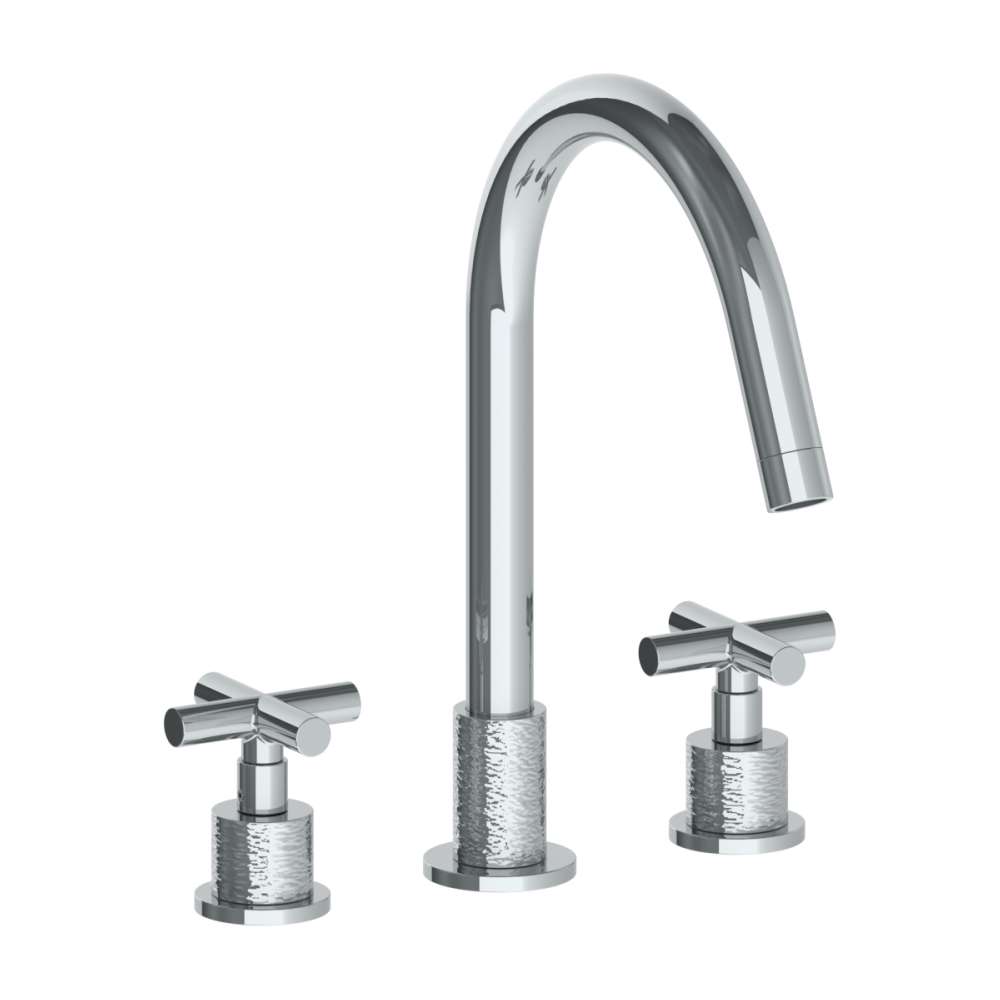The Watermark Collection Bath Taps Polished Chrome The Watermark Collection Sense 3 Hole Bath Set | Cross Handle