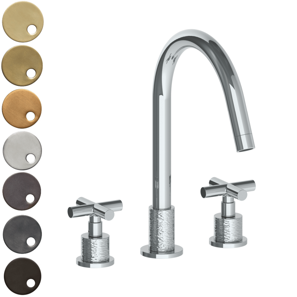 The Watermark Collection Bath Taps Polished Chrome The Watermark Collection Sense 3 Hole Bath Set | Cross Handle