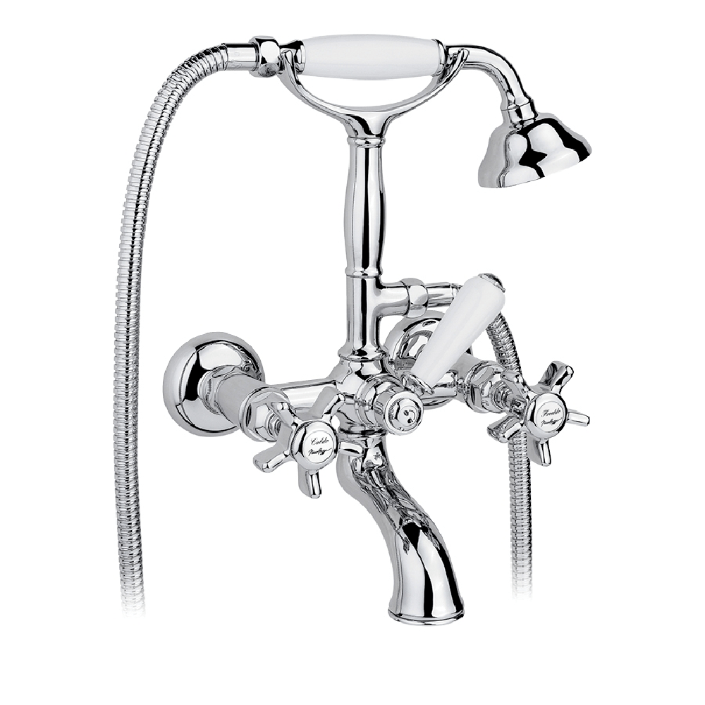 Plumbline Bath Taps Nicolazzi Regal Wall Mount Bath/Shower Mixer