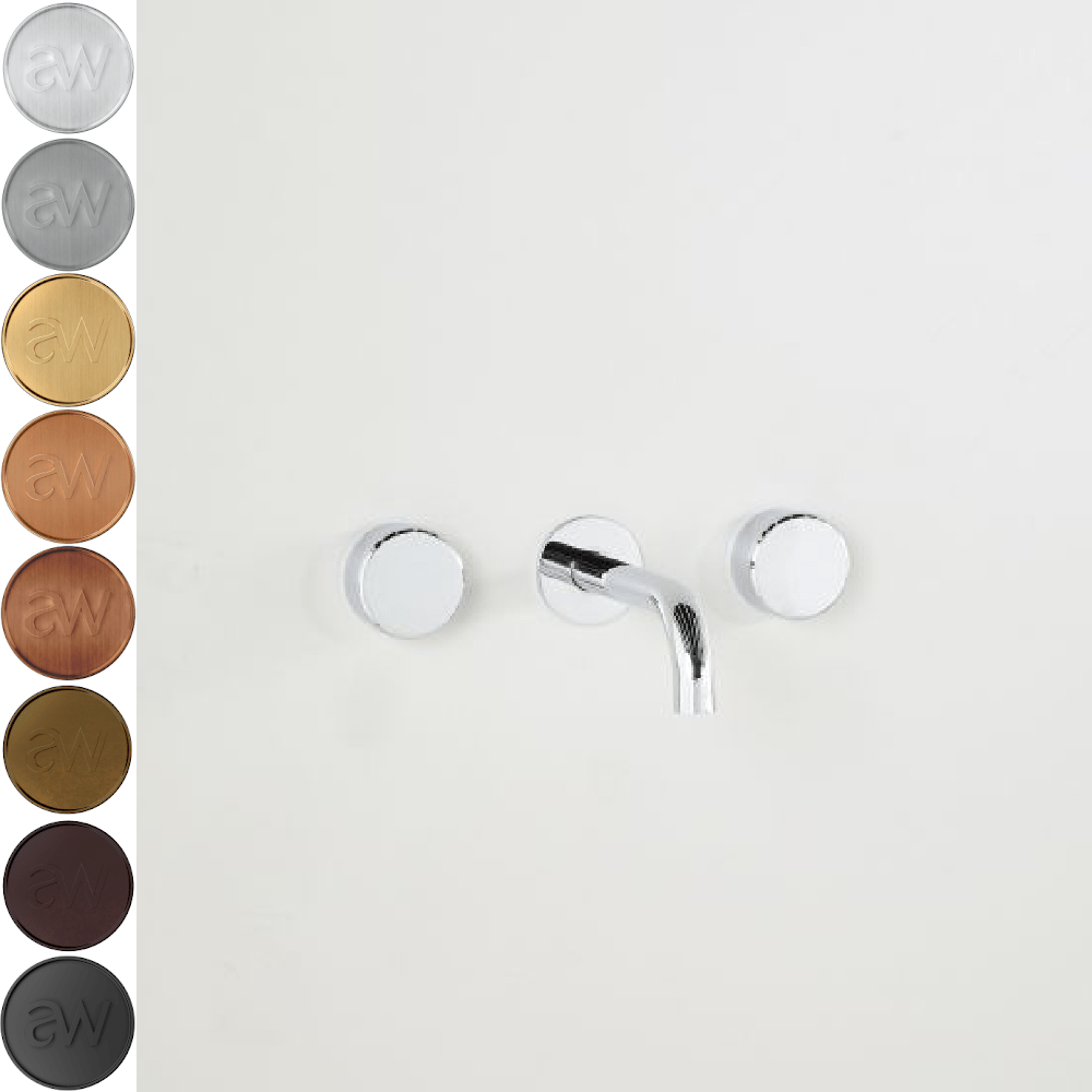 Astra Walker Basin Taps Astra Walker Assemble Wall Set with 200mm Spout | Dial Handle