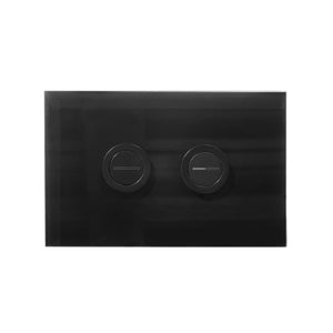 Plumbline Flush Plate Speedo Mod Flush Panel | Black Glass/Black