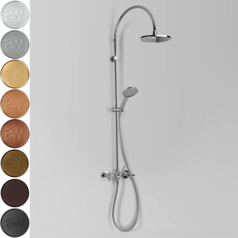 Astra Walker Shower Astra Walker Icon + Exposed Shower Set with Taps, Diverter & Multi-Function Hand Shower