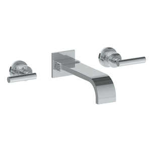 The Watermark Collection Bath Taps Polished Chrome The Watermark Collection Sense Wall Mounted 3 Hole Bath Set | Lever Handle