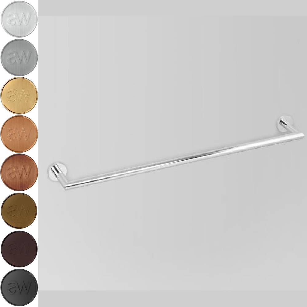 Astra Walker Bathroom Accessories Astra Walker Icon + Lever Single Towel Rail 600mm