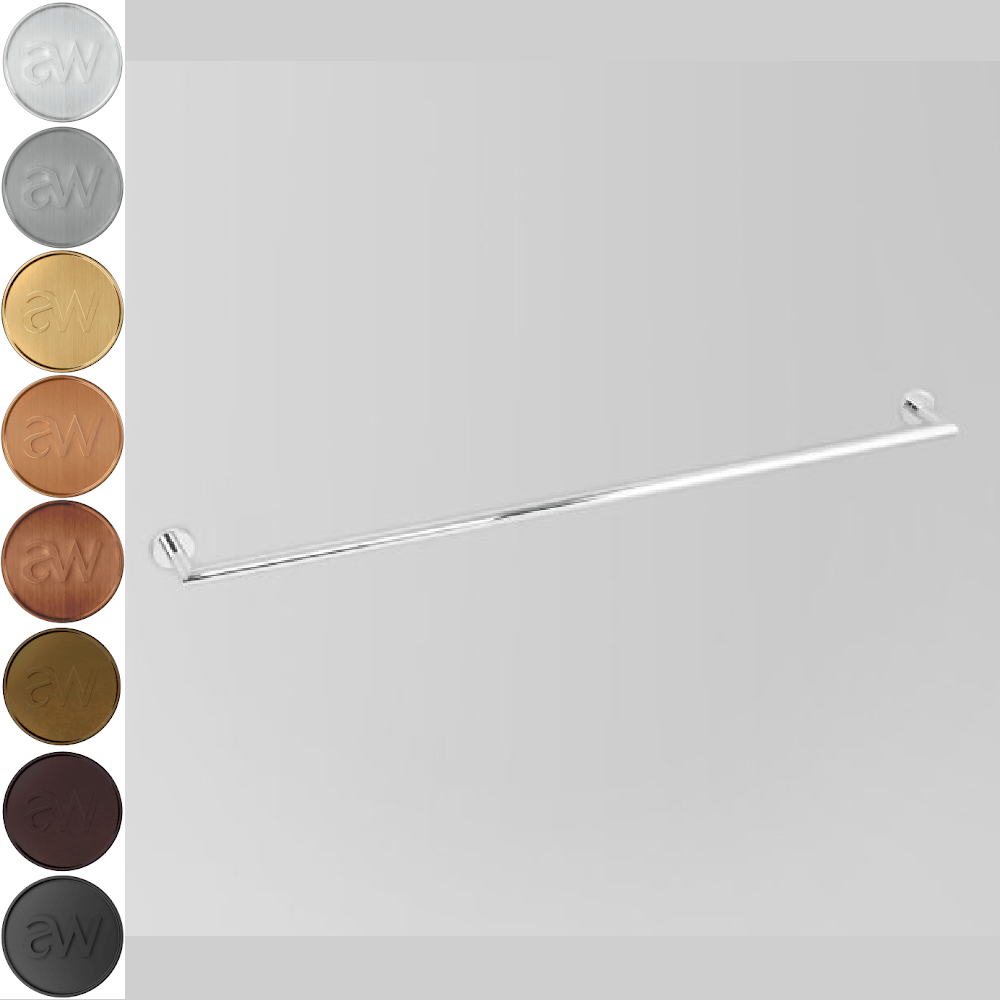 Astra Walker Bathroom Accessories Astra Walker Icon + Lever Single Towel Rail 900mm