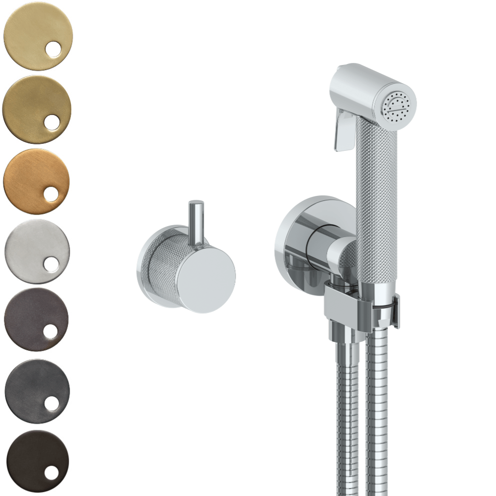 The Watermark Collection Bidet Sprayer Polished Chrome The Watermark Collection | Titanium Handheld Bidet Sprayer with Mixer