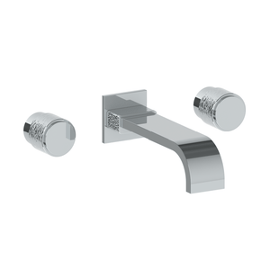The Watermark Collection Bath Taps Polished Chrome The Watermark Collection Sense Wall Mounted 3 Hole Bath Set | Dial Handle