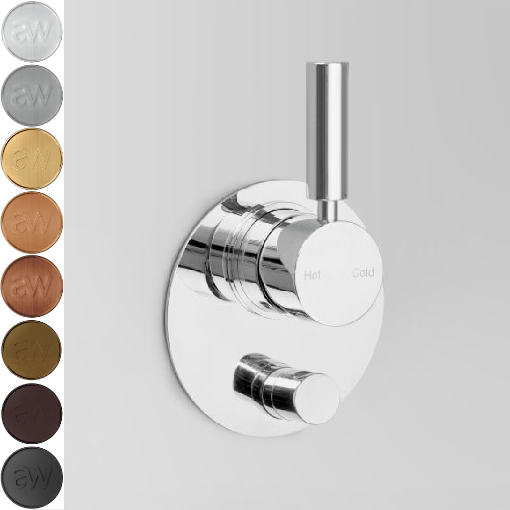 Astra Walker Wall Mixers Astra Walker Icon + Lever Round Diverter Mixer