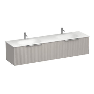 Progetto Vanity Forma Spio 1800 2 Drawer Vanity Double Basin