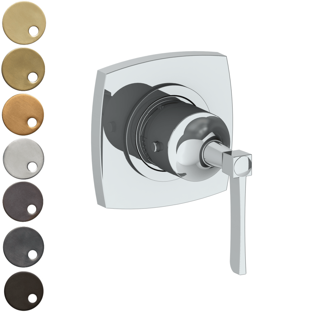 The Watermark Collection Mixer Polished Chrome The Watermark Collection Highline Mini Thermostatic Shower Mixer | Lever Handle