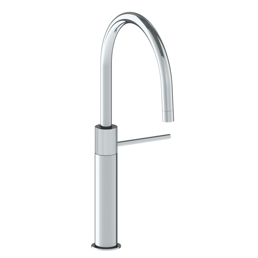 The Watermark Collection Kitchen Tap Polished Chrome The Watermark Collection Titanium Monoblock Kitchen Mixer