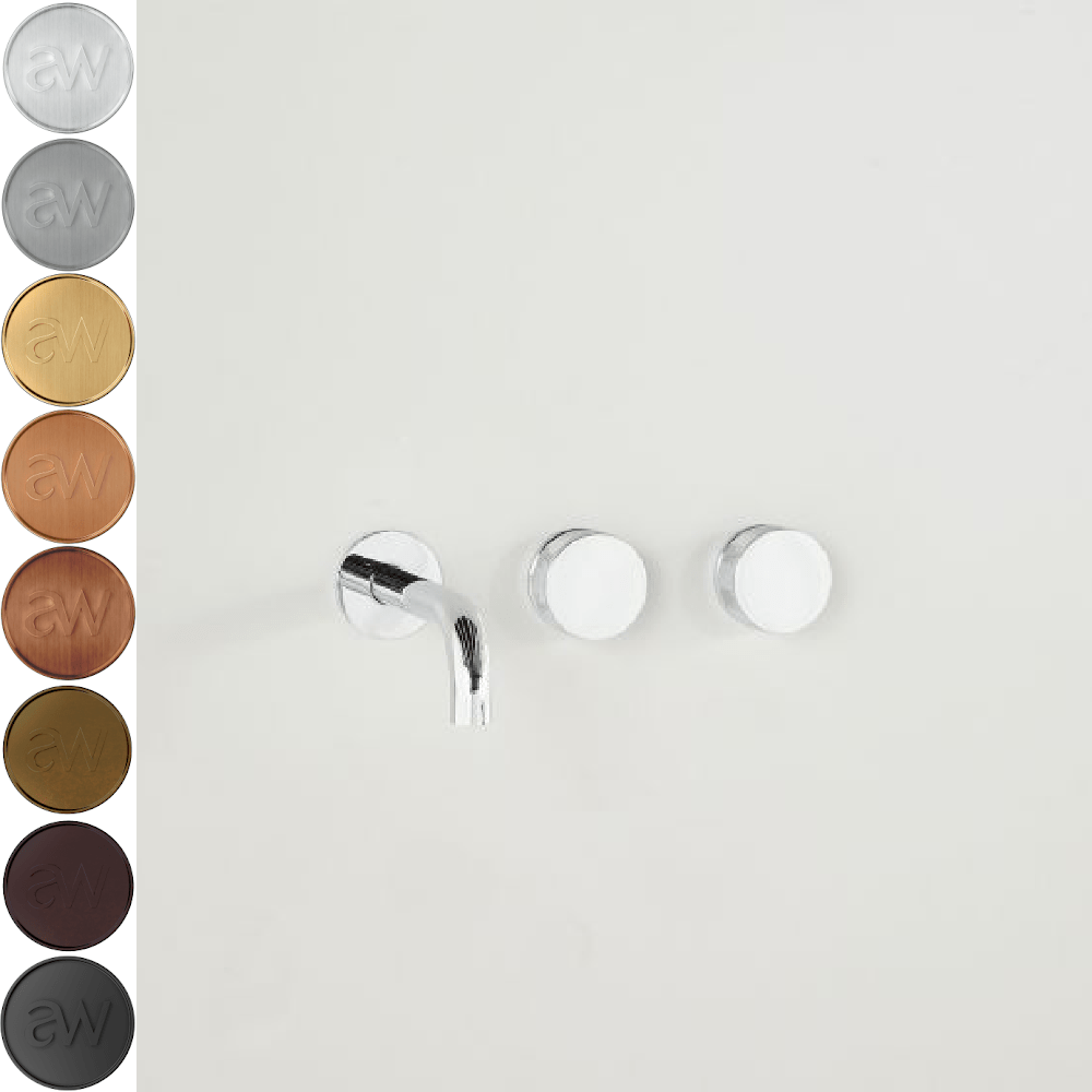 Astra Walker Basin Taps Astra Walker Assemble Wall Set Offset with 200mm Spout | Dial Handle