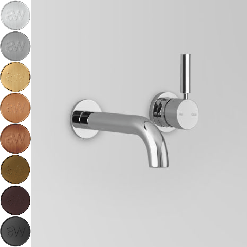 Astra Walker Basin Taps Astra Walker Icon + Lever Wall Mixer Set with 155mm Spout