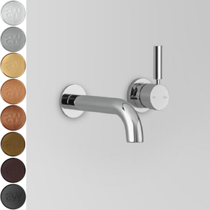 Astra Walker Basin Taps Astra Walker Icon + Lever Wall Mixer Set with 155mm Spout