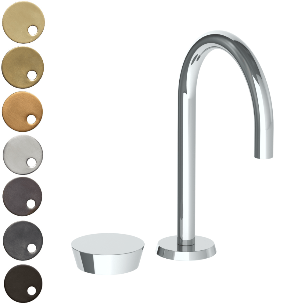 The Watermark Collection Basin Taps The Watermark Collection Zen 2 Hole Basin Set with Swan Spout
