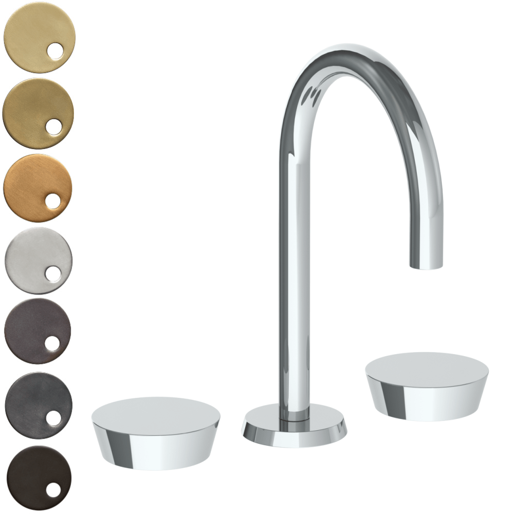 The Watermark Collection Basin Taps The Watermark Collection Zen 3 Hole Basin Set with Swan Spout