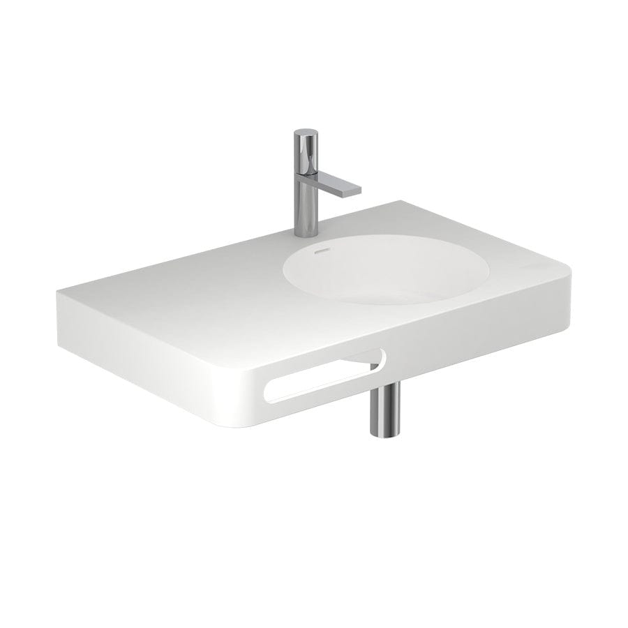 Plumbline Basins Cirque 750 Right Wall Basin