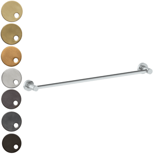 The Watermark Collection Bathroom Accessories Polished Chrome The Watermark Collection Titanium Towel Rail 610mm