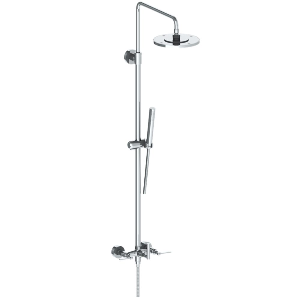 The Watermark Collection Shower Polished Chrome The Watermark Collection Highline Exposed Deluge Shower & Hand Shower Set | Lever Handle