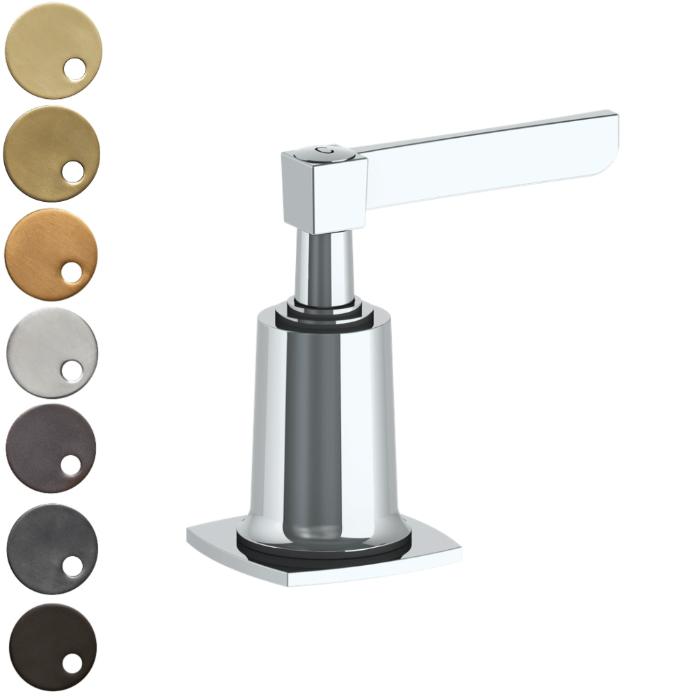 The Watermark Collection Mixer Polished Chrome The Watermark Collection Highline Hob Mounted Mixer Clockwise Opening | Lever Handle