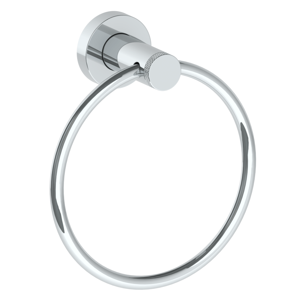 The Watermark Collection Bathroom Accessories Polished Chrome The Watermark Collection Titanium Hand Towel Ring