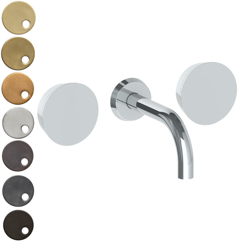 The Watermark Collection Basin Taps The Watermark Collection Zen Wall Mounted 3 Hole Basin Set with 142mm Spout