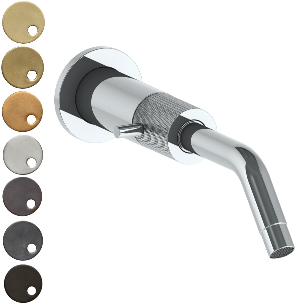 The Watermark Collection Basin Taps Polished Chrome The Watermark Collection Titanium Wall Mounted Monoblock Basin Mixer