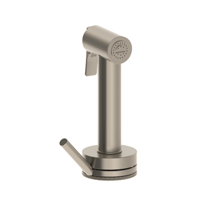 The Watermark Collection Kitchen Tap Polished Chrome The Watermark Collection Elan Vital Independent Pull Out Rinse Spray with Integrated Mixer