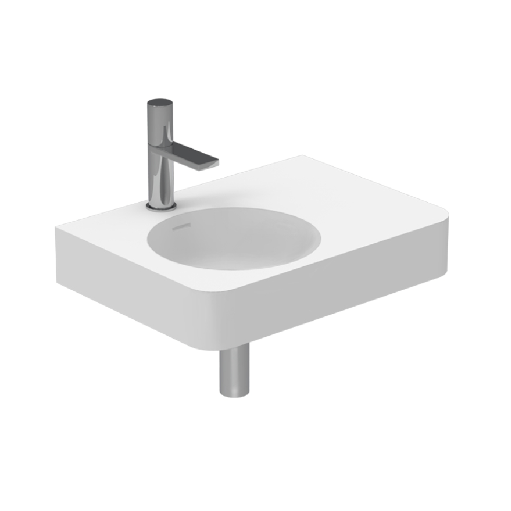 Plumbline Basins Cirque 550 Left Wall Basin