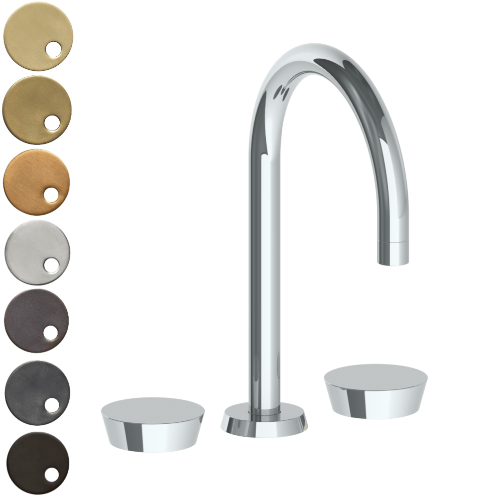 The Watermark Collection Bath Taps The Watermark Collection Zen 3 Hole Bath Set with Swan Spout