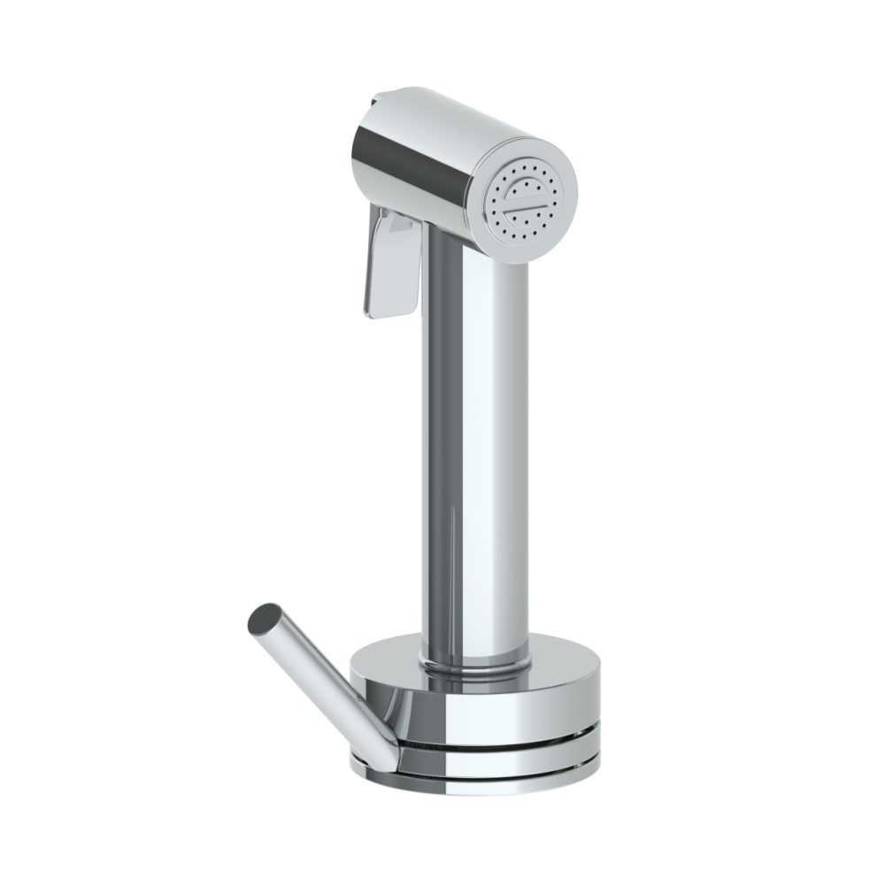The Watermark Collection Kitchen Tap Polished Chrome The Watermark Collection Highline Independent Pull Out Rinse Spray with Integrated Mixer