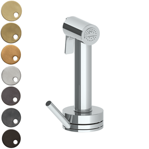 The Watermark Collection Kitchen Tap Polished Chrome The Watermark Collection Highline Independent Pull Out Rinse Spray with Integrated Mixer