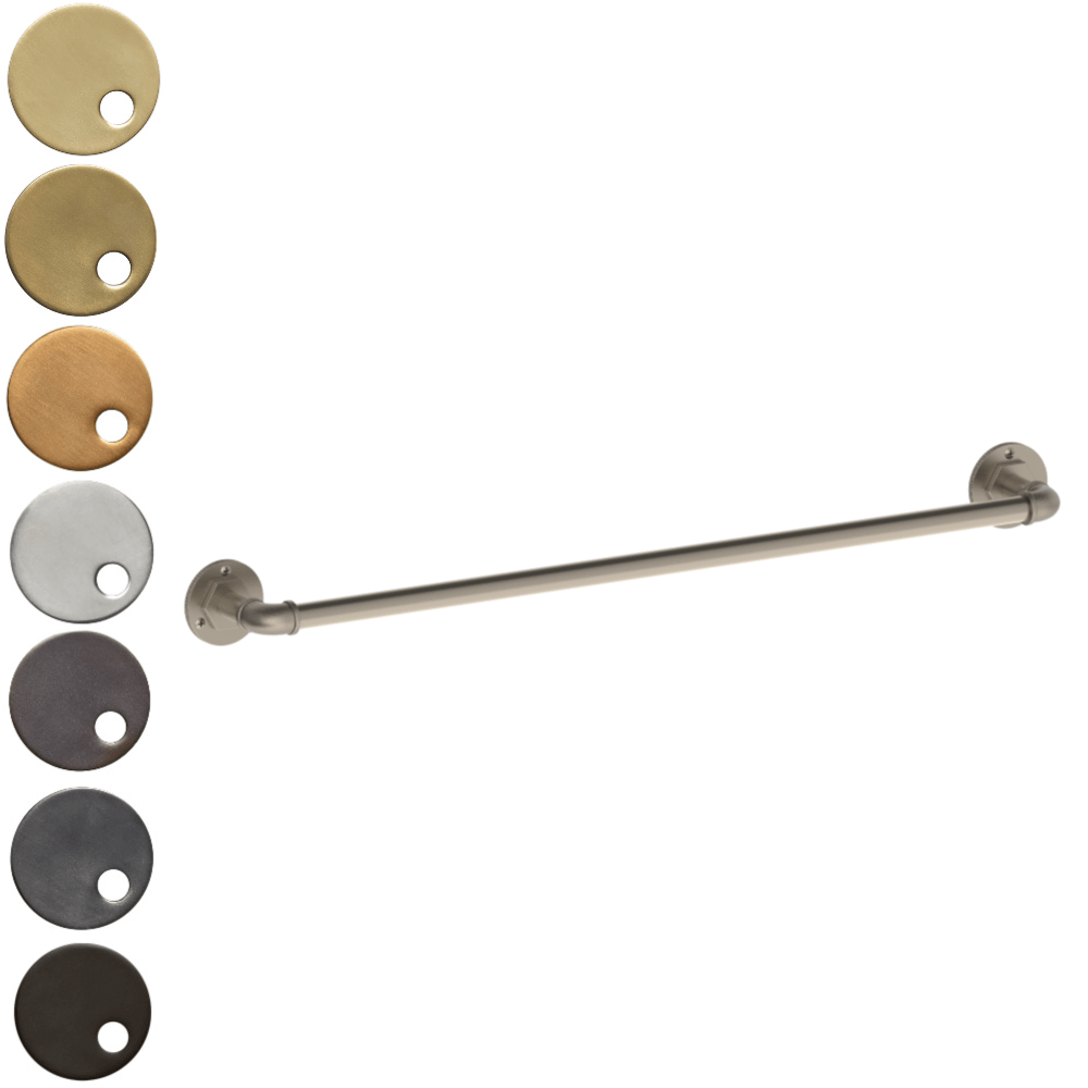 The Watermark Collection Bathroom Accessories Polished Chrome The Watermark Collection Elan Vital Towel Rail 762mm