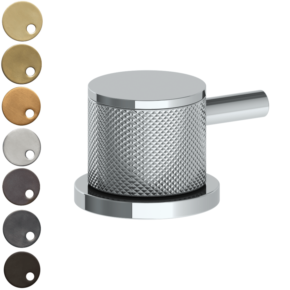 The Watermark Collection Mixer Polished Chrome The Watermark Collection Titanium Hob Mounted Mixer Clockwise Opening