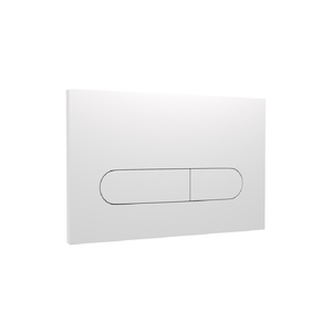 Plumbline Flush Plate Speedo Como Flush Panel | White