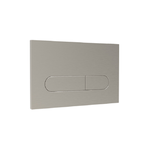 Plumbline Flush Plate Speedo Como Flush Panel | Brushed Nickel