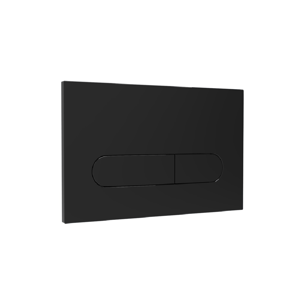 Plumbline Flush Plate Speedo Como Flush Panel | Matte Black