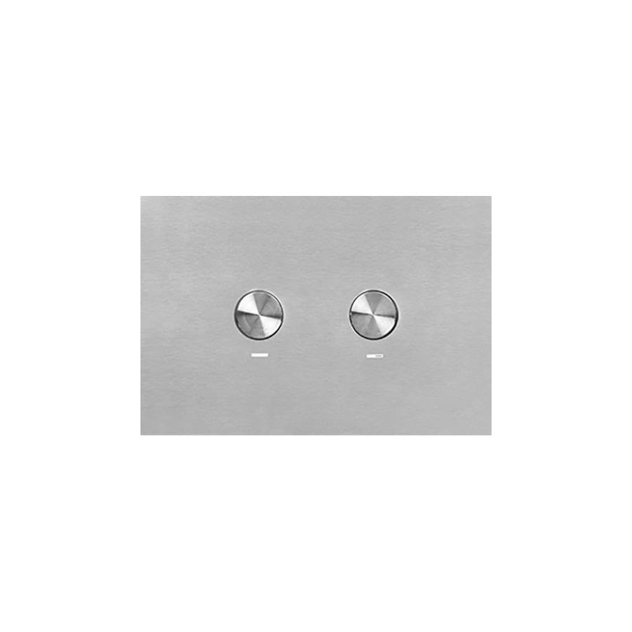 Plumbline Flush Plate Oli Flush Panel | Brushed Stainless Steel
